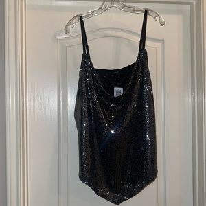 Torrid Sophie Sequin Cowl Cami Size 4 (Size 26)